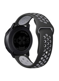Generic For Samsung Galaxy Watch Active Smart Watch Nike Two-Tone Silicone Strap-Color:Black Green S Code  - Image 5