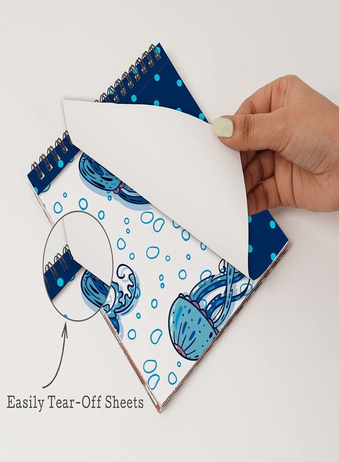 Inkdotpot 25 Sheets Deep Blue Theme Scrapbook Paper Pad 6x6, Single-Sided Scrapbook Paper- Colorful Cardstock Paper Scrapbooking DIY Decorative Background Cardmaking Supplies- Journal Craft Paper - Image 3