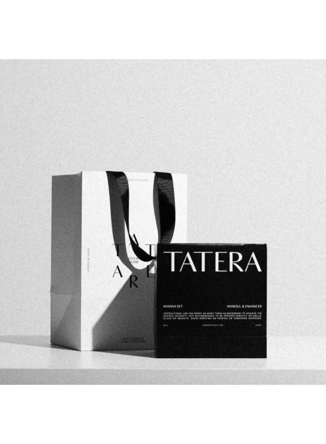 TATERA Khanna Set - Discover the new Khanna Set, featuring a delightful combination of traditional mamoul 48 G and an enhanced fragrance booster 100 ML - Image 4