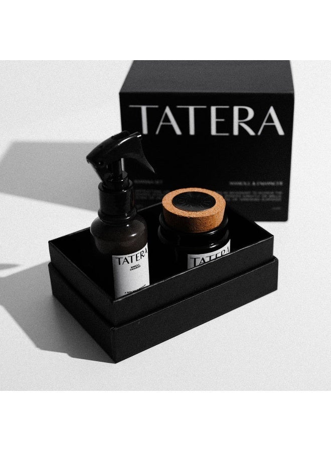 TATERA Khanna Set - Discover the new Khanna Set, featuring a delightful combination of traditional mamoul 48 G and an enhanced fragrance booster 100 ML - Image 3