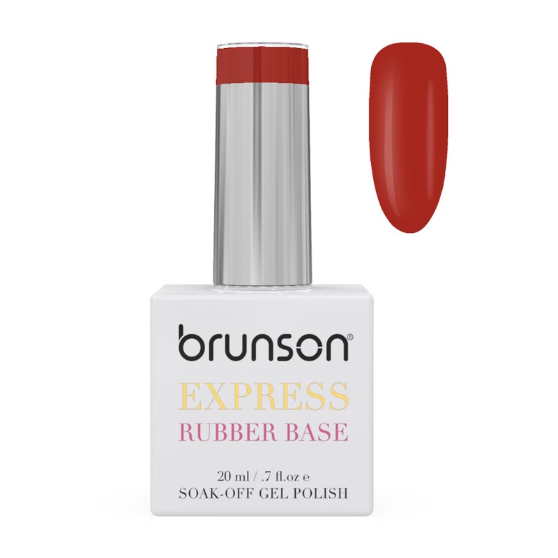brunson TPO free Rubber Base Gel polish 20ml Soak Off Base Coat for Nail Strengthening Long Lasting Gel Polish Base for Chip Free Shine Brittle Nails UV Rubber base Russian manicure Non Yellowing salon manicure - Image 1