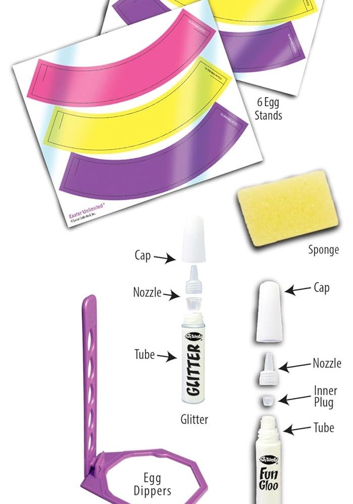 Fun World Glitter Egg Decorating Kit - Image 4