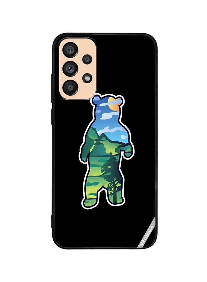 VR CREATIVE Protective Case Cover For Samsung Galaxy A53 5G Wild Bear Design Multicolour - Image 1
