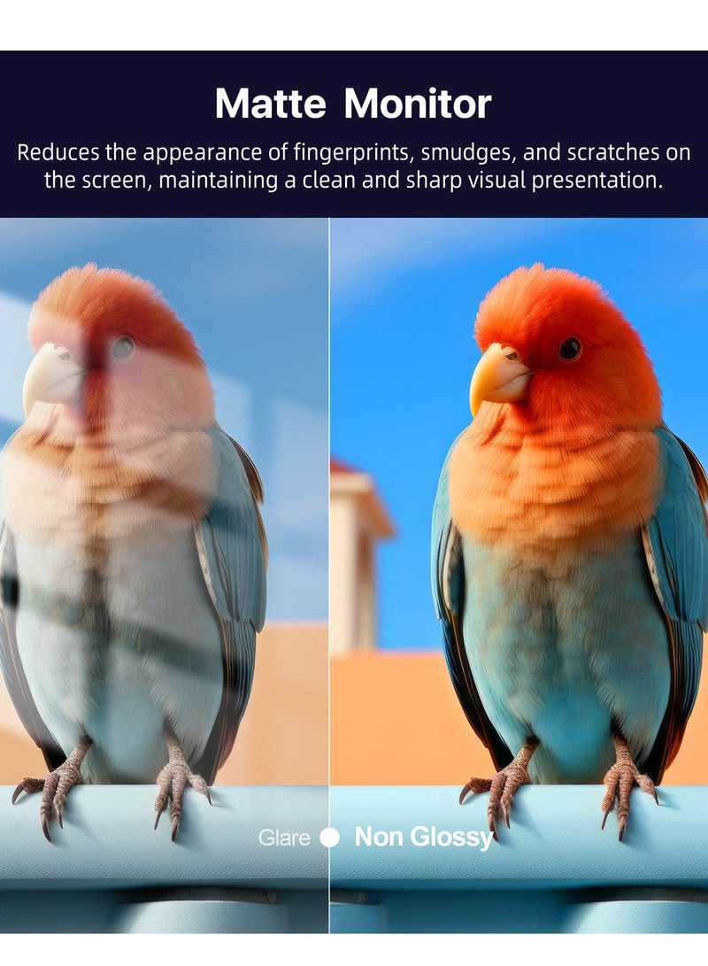 أوبيرفكت شاشة بيضاء محمولة مقاس 15.6 بوصة من UPERFECT شاشة محمولة 1920*1080 FHD شاشة USB C Mini HDMI للكمبيوتر المحمول الكمبيوتر الذكي XBO Switch PS4/5، هيكل معدني، شاشة محمولة قابلة للتركيب VESA - Image 5