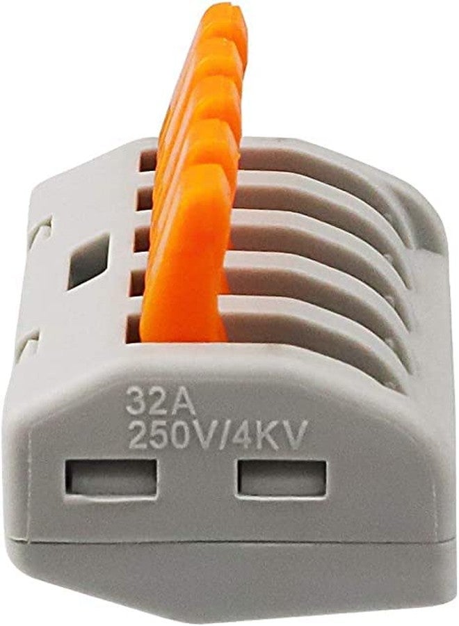 Sugalsu Lever Wire Connectors for Solid and Stranded Wires, Compact Fire Retardant Quick Disconnect Wire Connectors, PCT-215 (Pack of 20) - Image 3