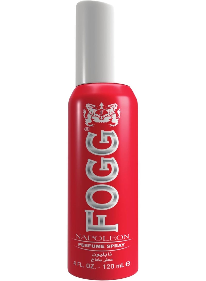 FOGG Napoleon Perfume Body Spray (120ml) - Long-Lasting Fresh Fragrance - No-Gas Formula - Powerful & Bold Scent for Men - Image 1