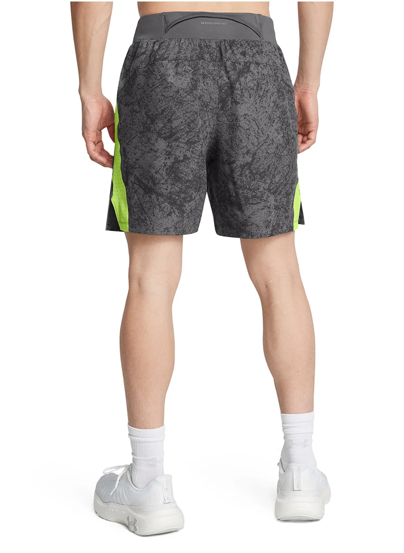 اندر ارمور Launch Pro 7in Printed Shorts