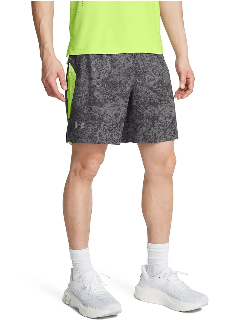 اندر ارمور Launch Pro 7in Printed Shorts