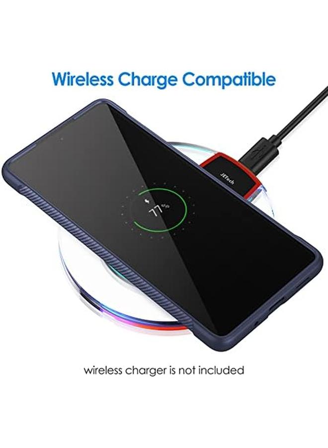 جي تيك جراب رفيع لهاتف Samsung Galaxy S20 Fe 5G مقاس 6.5 بوصة مع غطاء هاتف رفيع ممتص للصدمات وتصميم من ألياف الكربون باللون الأزرق - Image 3