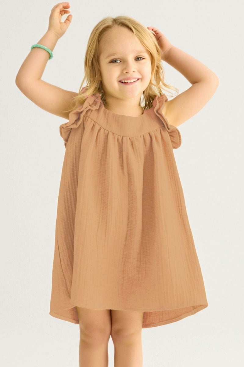 Zepkids Ruffled Shoulder Dress  - Image 2