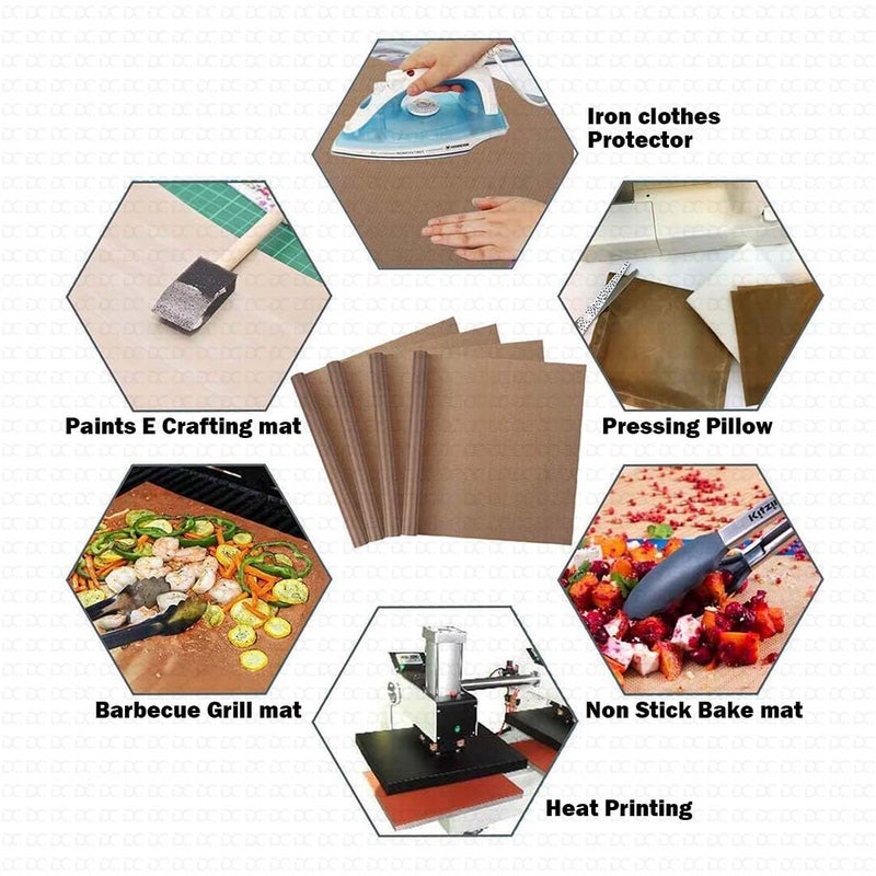 Retailio ورقة صنع الروتي القابلة لإعادة الاستخدام من ريتاليوا - ورقة أوباتو - ورقة هوليجي - حصيرة خبز مقاومة للحرارة - حصيرة لف الشباتي - حصيرة بوران بولي - حصيرة للشواء - ورقة تفلون 1 - Image 2