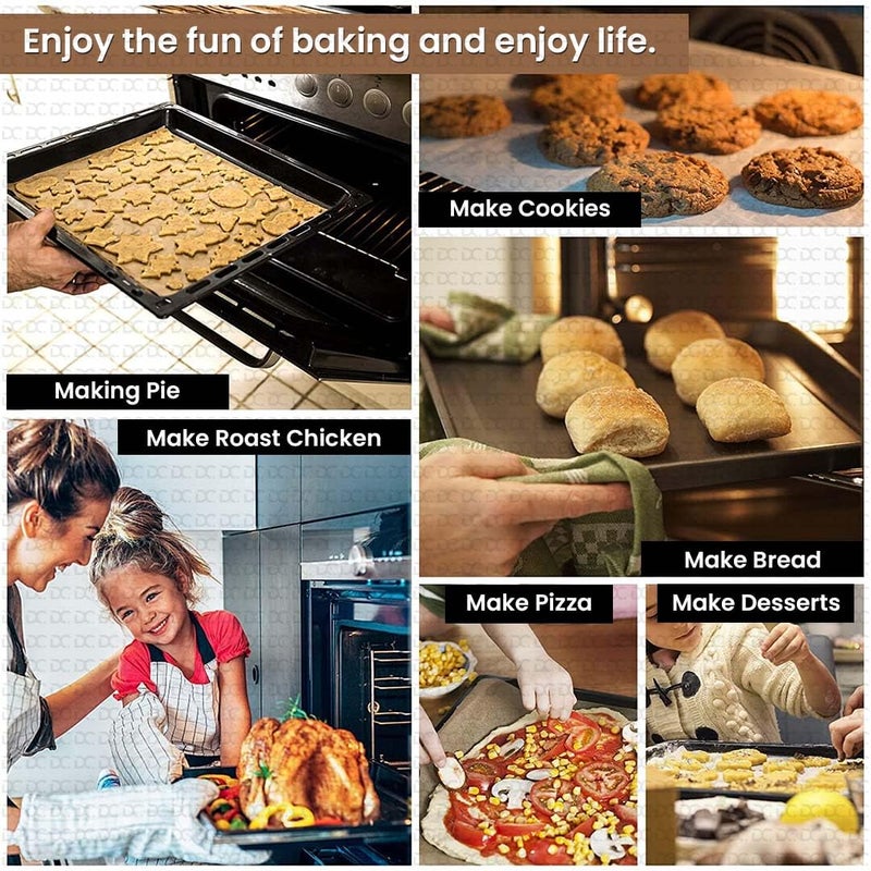 Retailio ورقة صنع الروتي القابلة لإعادة الاستخدام من ريتاليوا - ورقة أوباتو - ورقة هوليجي - حصيرة خبز مقاومة للحرارة - حصيرة لف الشباتي - حصيرة بوران بولي - حصيرة للشواء - ورقة تفلون 1 - Image 5