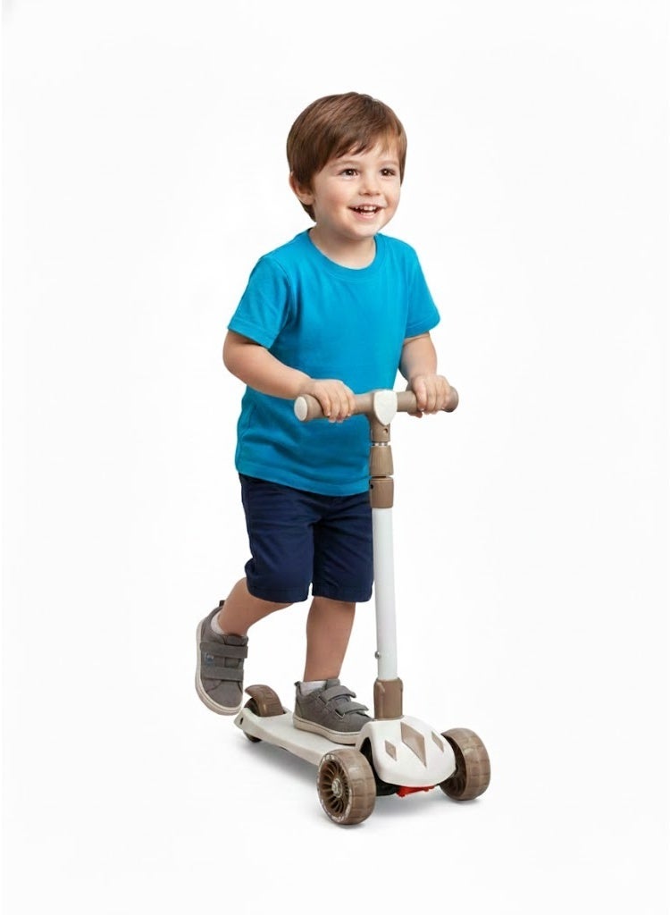 Kids Scooter Unique Design with Multiple Heights, Flashing Lights, And Music. Provides a Fun and Safe Experience for Fun - Image 1