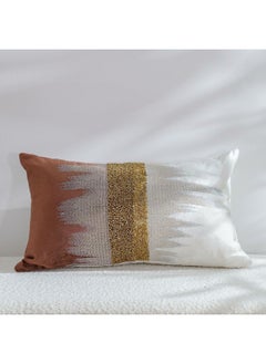 Pearl Tangerine Cushion Cover Brown/Ivory 30x50 CM