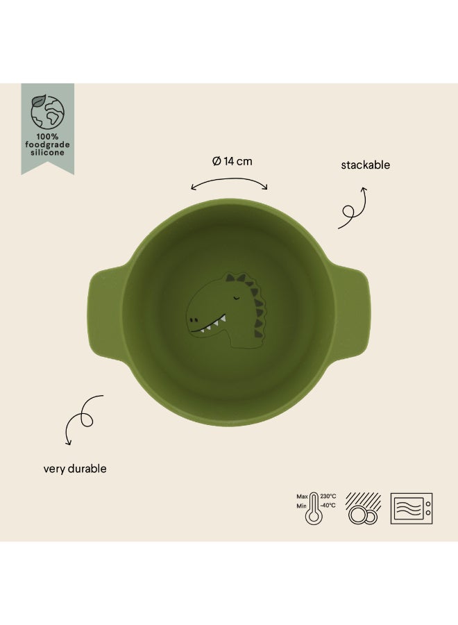 Trixie Silicone Feeding Bowl - Mr. Dino - Image 3