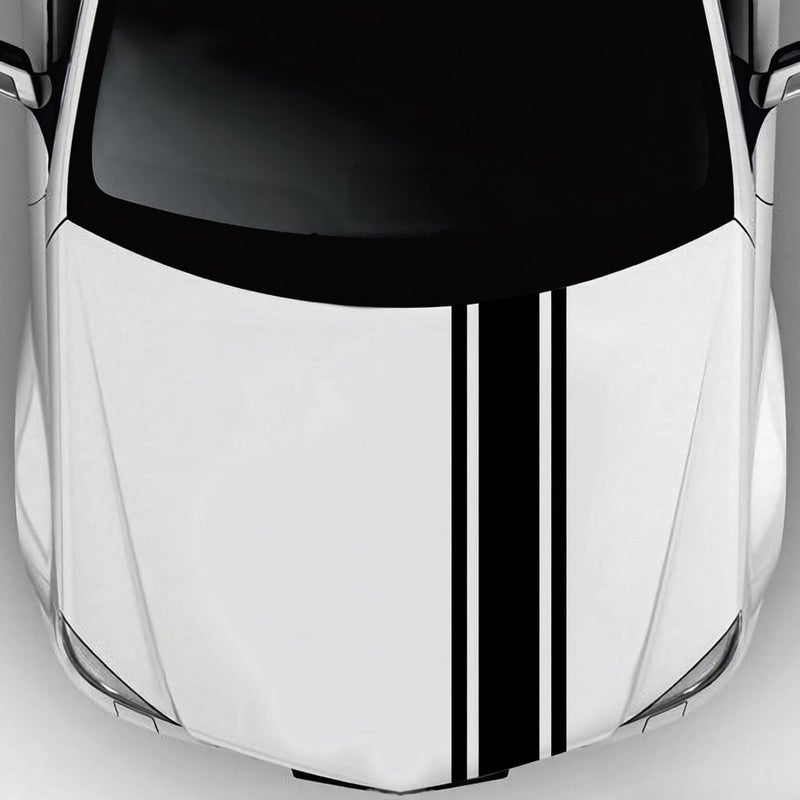 Racing Stripes Sticker Car Hood Roof Trunk Vinyl Decal Sticker Universal Trunk Decals - Image 3