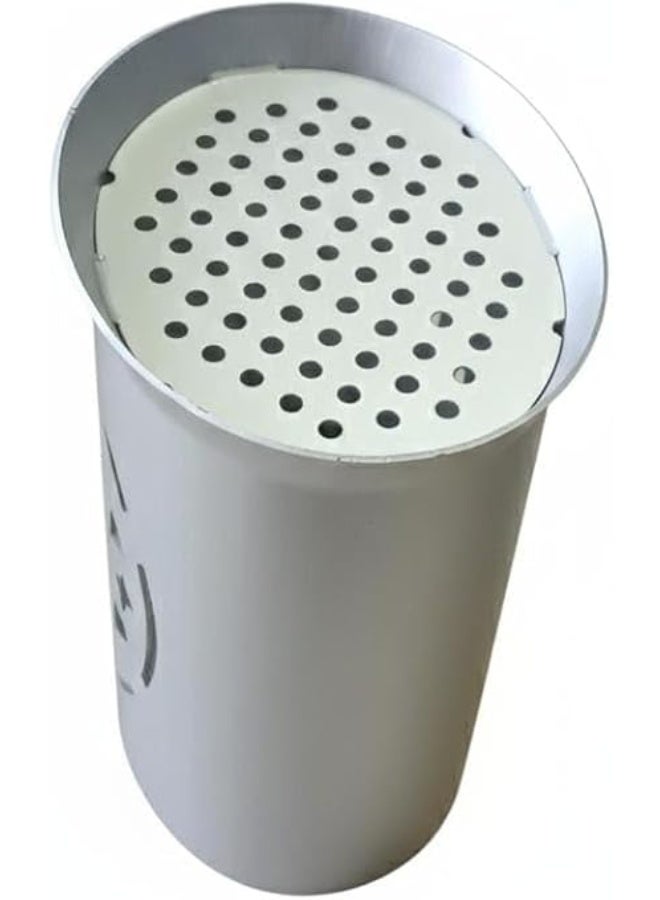 Spaceshoop Silver Aluminum Cutlery Holder Heavy Sturdy Drying Rack for Home Kitchen Daily Use - Image 1