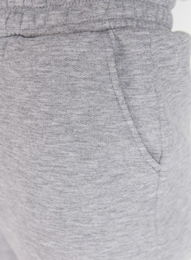 trendyol Gray Loose Jogger Fleece Inside Knitted Sweatpants TWOAW23EA00151  - Image 2