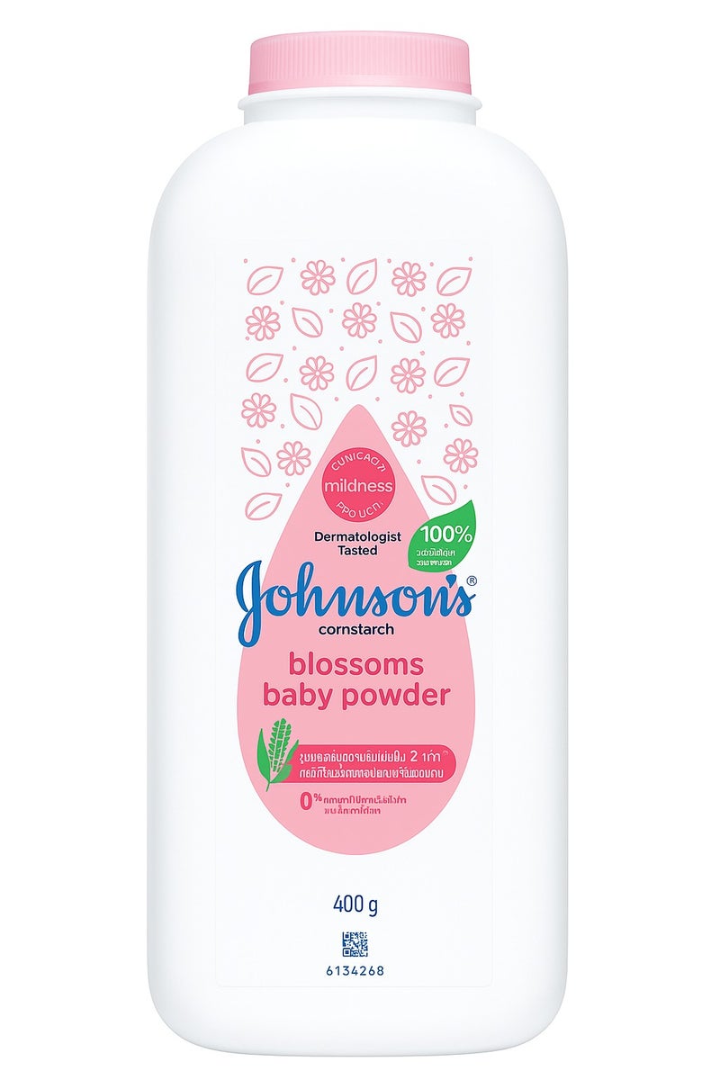Johnson's Cornstarch Blossoms Baby Powder 400g