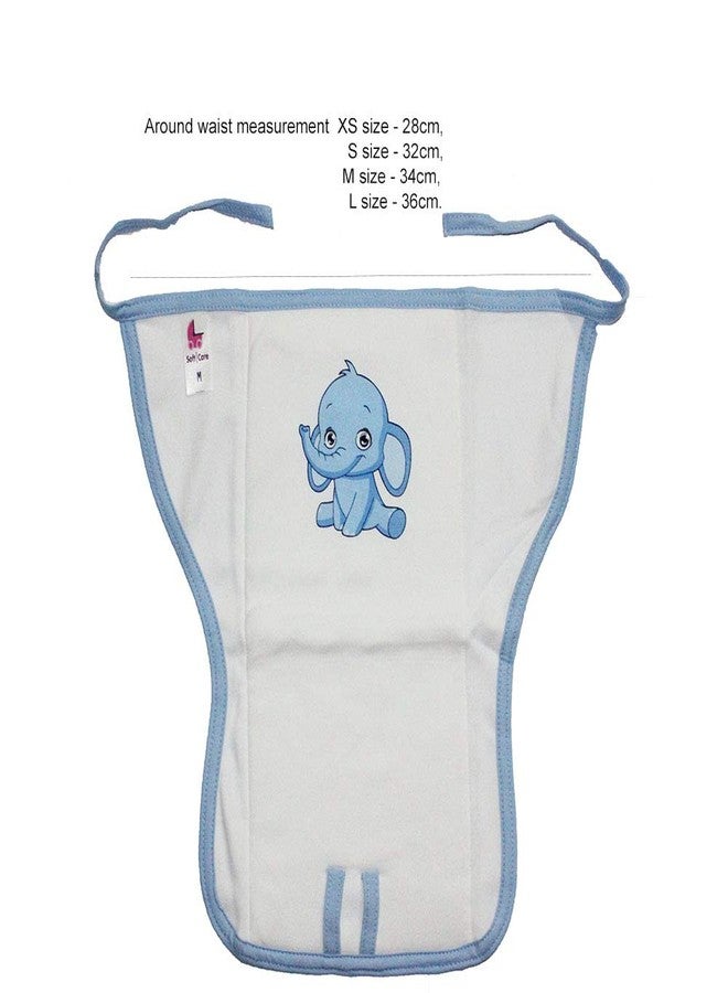 SoftcareTotzTouch Premium Cotton Hosiery Fabric Baby Reusable Nappy/Langot Age (4 Months - 7 Months) Pack of 6 (Children: M) - Image 5