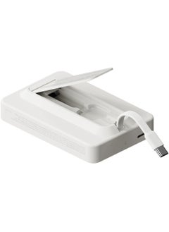 Momax Momax 1-Power X PRO+ 10000mAh Magnetic Wireless Power Bank with Stand and Built-in USB-C Cable - White  - Image 2