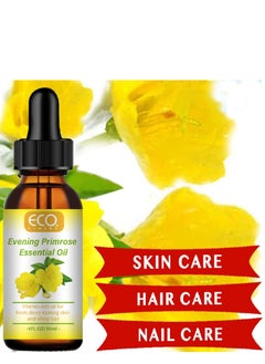 ECO Organic Evening Primrose Oil for Face, with Vitamin C , Deep Hydration, Anti-Aging, Reduces Fine Lines and Wrinkles, Improves Skin and Hair 30ml  - Image 3
