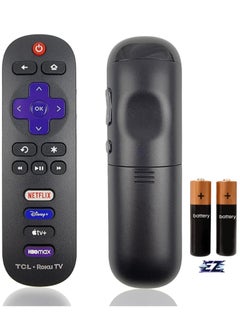 Remote Control OEM 21001-00071 for TCL Roku TV with Netflix, Disney Plus, Apple TV, HBO Max 32S327, 32S335, 43S433, 43S435, 50S435, 55S435, 65S435 with battery