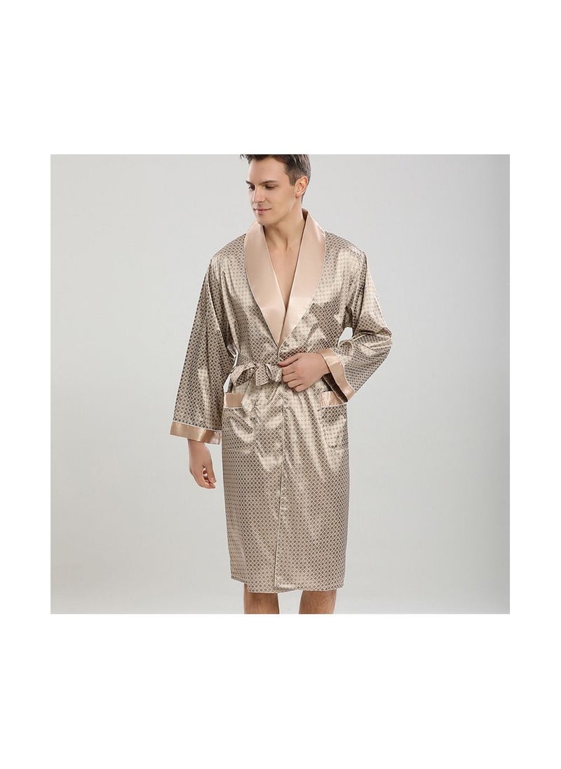 Loquat - Printed Pyjama Robe Khai - Image 1