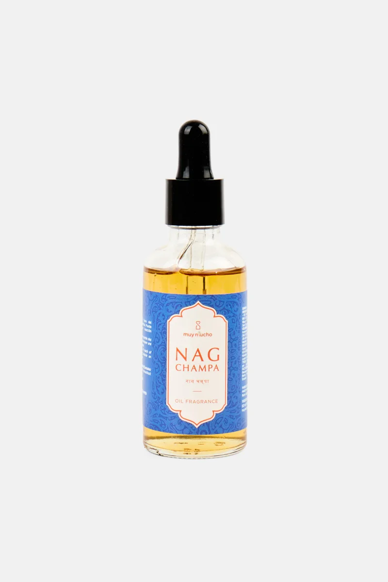 موي موتشو Nag Champa Fragrance Oil 50 ml, Blue