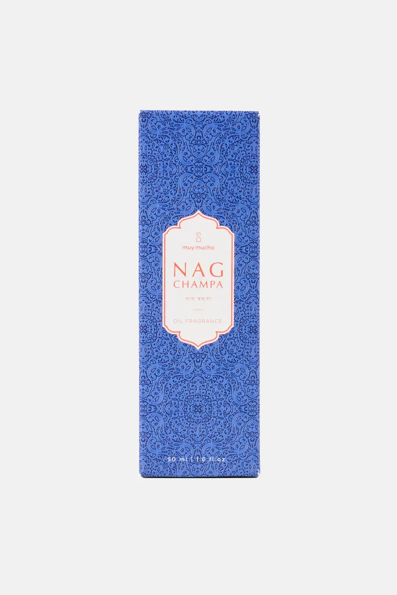 موي موتشو Nag Champa Fragrance Oil 50 ml, Blue