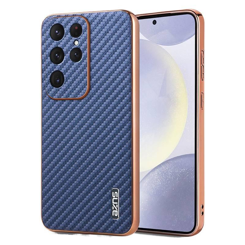 غطاء واقي بملمس جلد، مقاوم للخدش، أسود، حماية من السقوط، مقاوم للصدمات لـ Samsung S26 Ultra / Samsung S26 باللون الأسود - Image 4