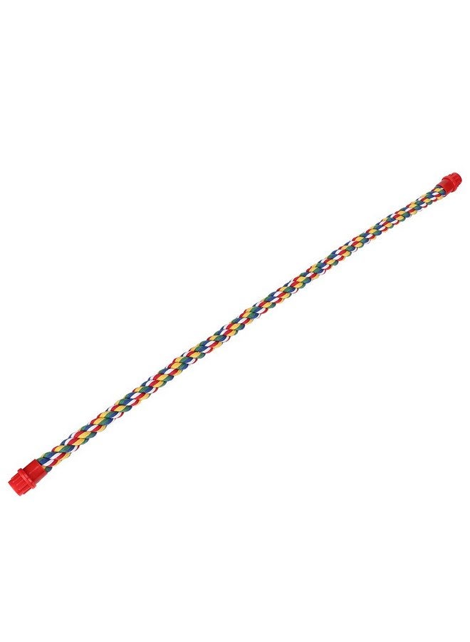 GLOGLOW Bird Rope Perch, Colorful Bendable Chewable Cotton Ropes Perch Stand for Parrot Budgie Parakeet Cockatiel Conure Lovebird Finch Canary (L) Perches - Image 1