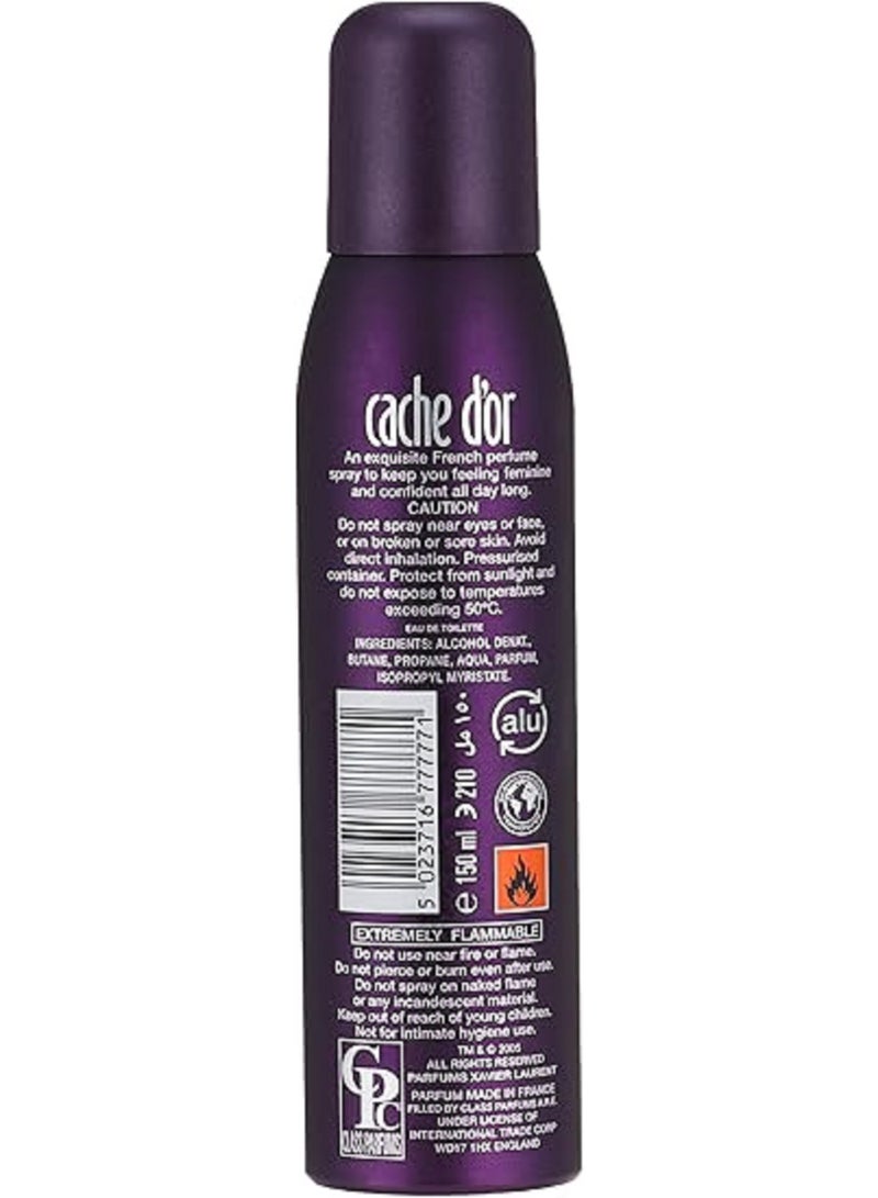 Xavier Laurent Cache D'OR Paris by Xavier Laurent 150 ml Perfume Spray Made in France - Image 2