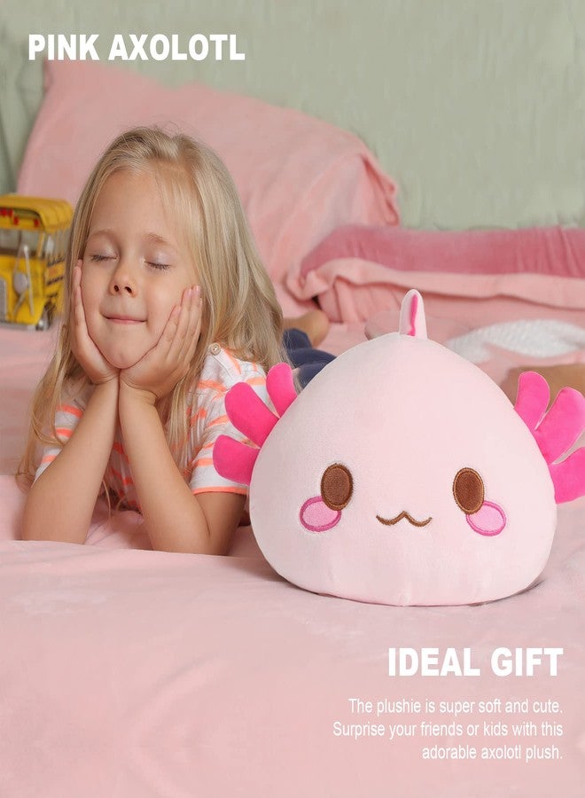 Onsoyours Cute Axolotl Plush, Soft Stuffed Animal Salamander Plush Pillow, Kawaii Plush Toy for Kids (Pink Axolotl A, 13") - Image 5