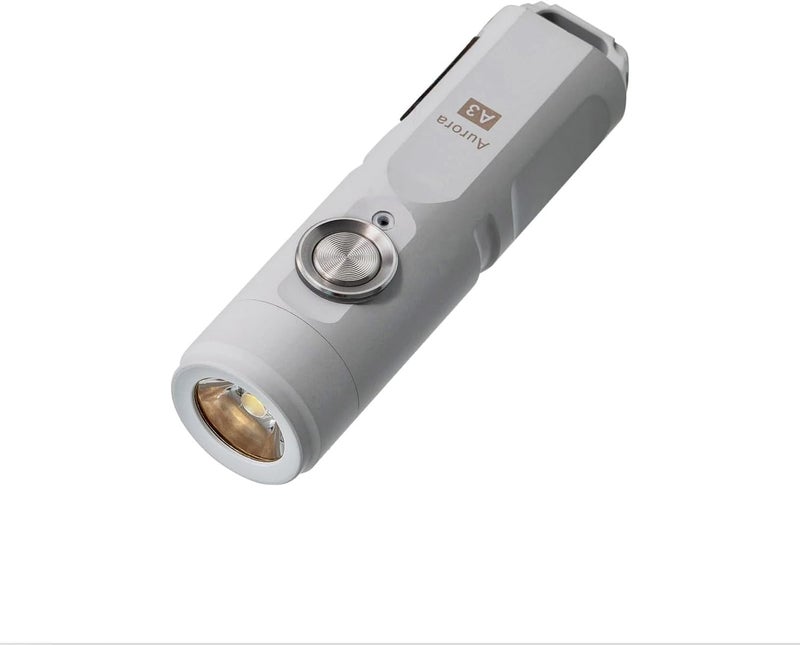 RovyVon A3 Gen 4 Keychain Flashlight - 650 Lumens, USB C Rechargeable, Water-Resistant, Lightweight for Everyday Carry, Camping, Hiking, Emergency (Mao White) - Image 1