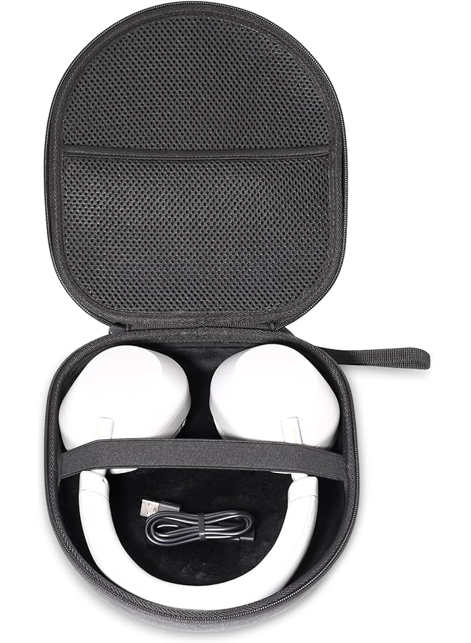 Procases Hard Eva Headphone Case For Over Ear Foldable Headphones Beribes Sony Wh Jbl Tune Tozo Travel Storage Box For Headphones Black - Image 1