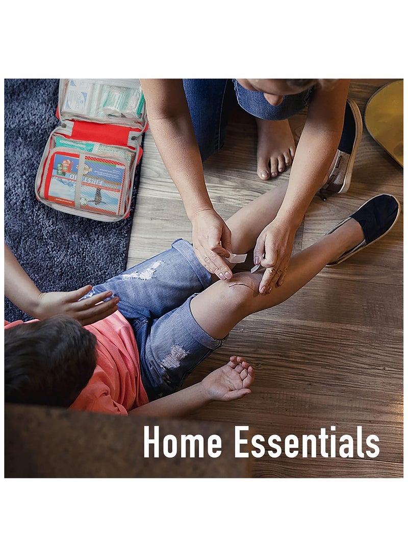 General Medi First Aid Kit - Small Compact First Aid Kit Bag(191 Piece) - Reflective Bag Design- Includes 2 x Eyewash, Instant Cold Pack, Emergency Blanket for Travel, Home, Office, Vehicle,Camping - Image 4