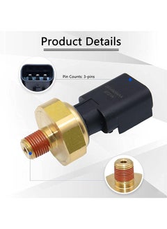 MVAQKLM  Engine Oil Pressure Sensor Sender Switch 5149062AA, Compatible with Chrysler 200 Aspen Pacifica Jeep Grand Cherokee Dodge Magnum Avenger Ram 1500 2500 3500 05149062AA, 5149064AA, 5149062AB  - Image 2