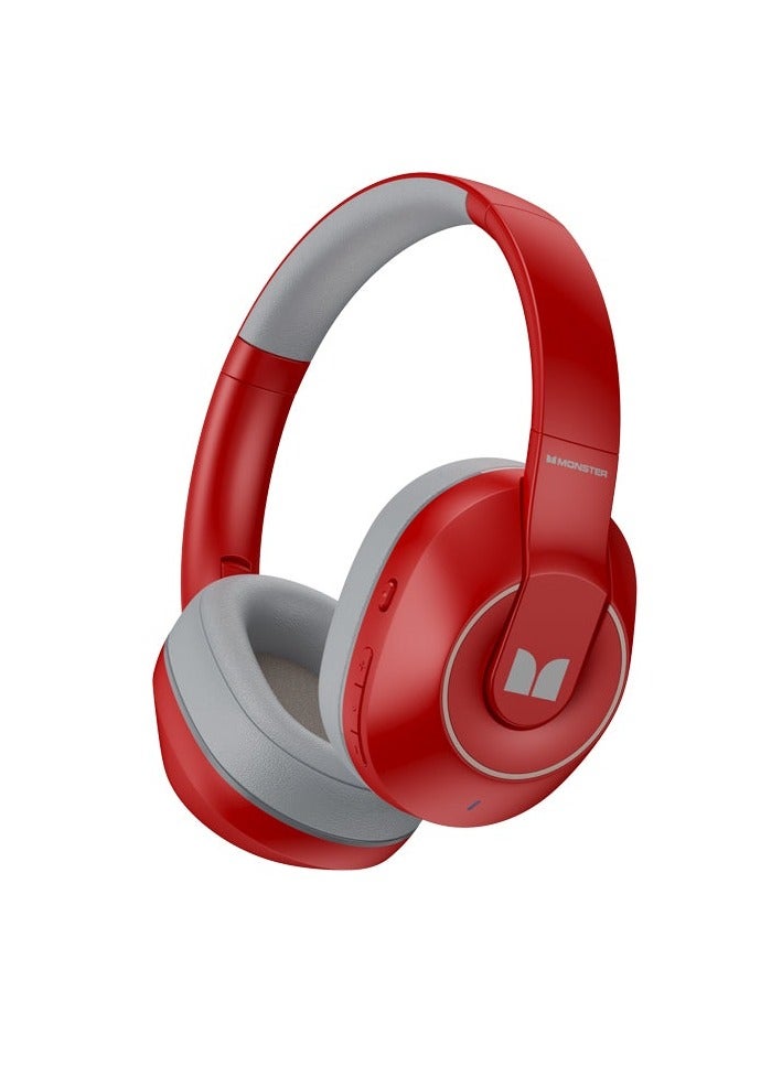 Monster Storm Wireless Headset XKH01 Red