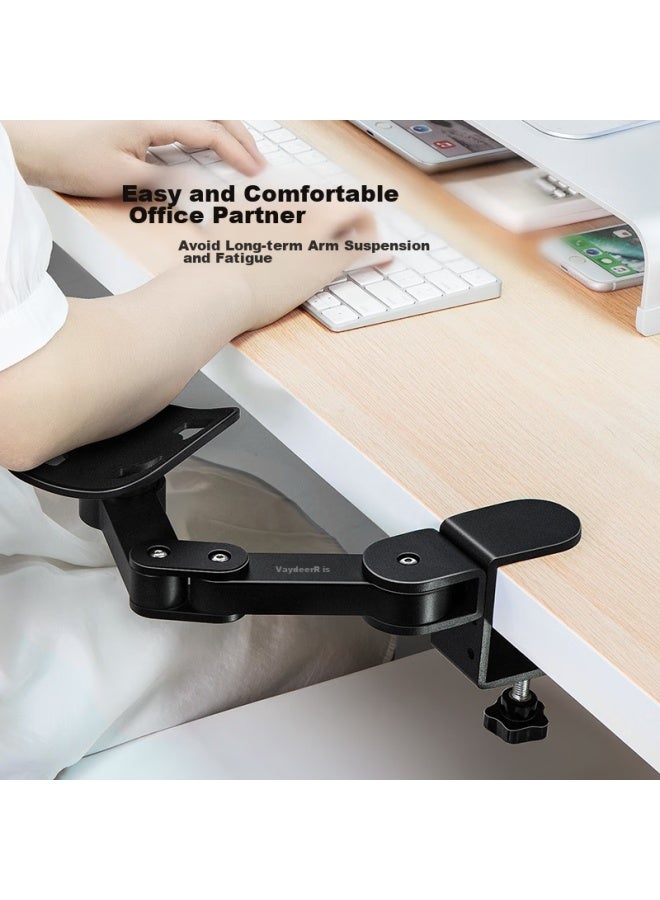 Deer Is Luwai Computer Arm Rest, Adjustable Keyboard And Mouse Support, Office Supplies, Elbow Rest, 2-pack, Arm Support - Tj2+011 - Image 3