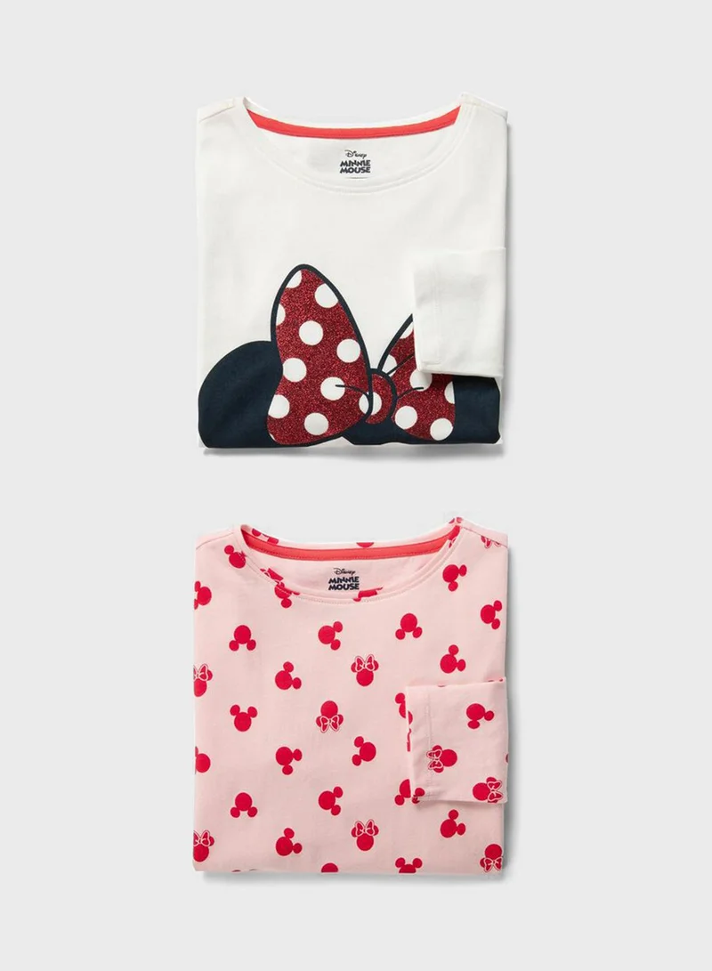 Zippy Kids 2 Pack Minnie T-Shirt