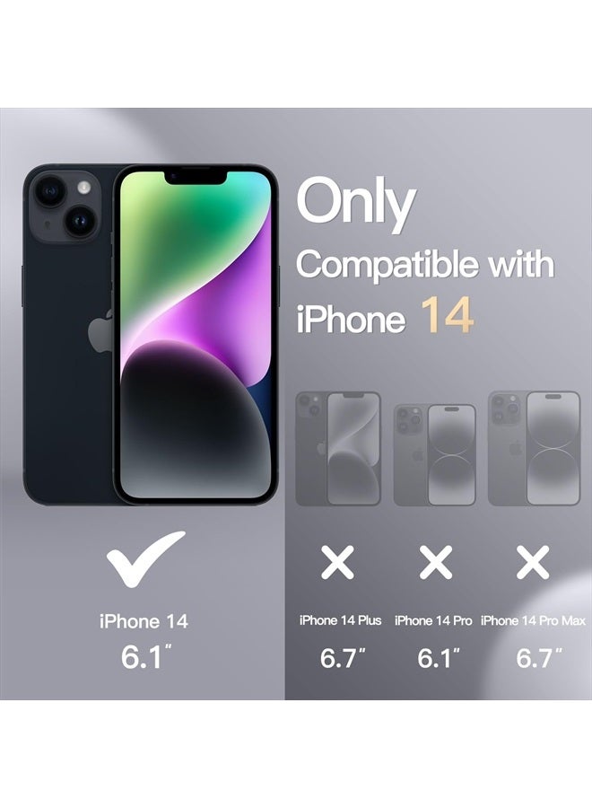 Jetech Silicone Case for iPhone 14 6.1-Inch, Silky-Soft Touch Full-Body Protective Phone Case, Shockproof Cover with Microfiber Lining (Black) - Image 2