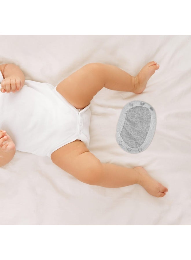 5Pcs Cotton Baby Bodysuit Extender, Snap Button Romper Lengthen Piece, Triangle Crotch Clothes Extension For Infant Diaper Outfit - Image 3