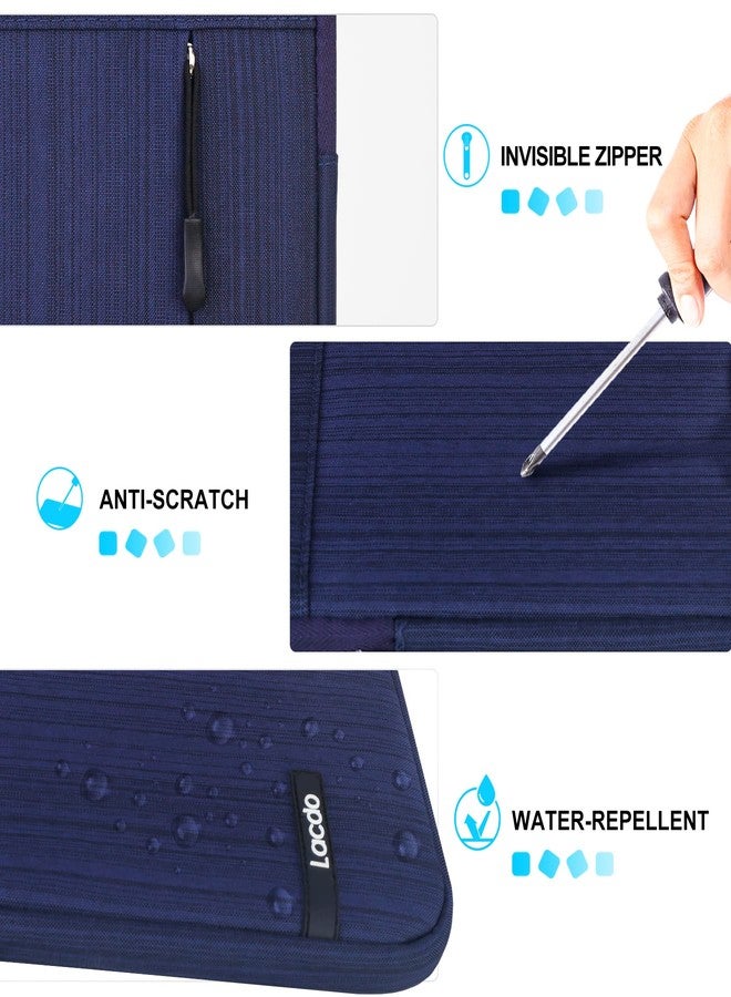 لاكدو جراب حماية للأجهزة اللوحية من لاكدو، متوافق مع أجهزة iPad مقاس 11 بوصة (A16) | iPad Pro مقاس 11 بوصة (M5، M4) | iPad Air مقاس 11 بوصة (M3، M2) | iPad/iPad Air مقاس 10.9 بوصة | iPad مقاس 10.2 بوصة | iPad Pro مقاس 10.5 بوصة | وحقيبة حماية لجهاز Samsung Galaxy Tab A9+، باللون الأزرق. - Image 5