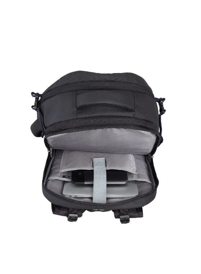 Lavie Sport Quest 45L Laptop Overnighter Backpack|Raincover| For Men &amp; Women  |Boys &amp; Girls (Black)