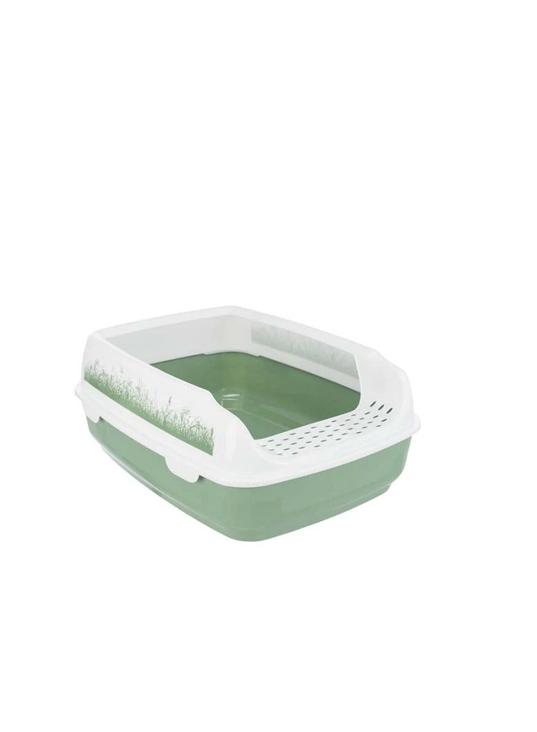 تريكسي ديليو حافة صينية لقمامة القطط بتصميم عشبي - Image 1