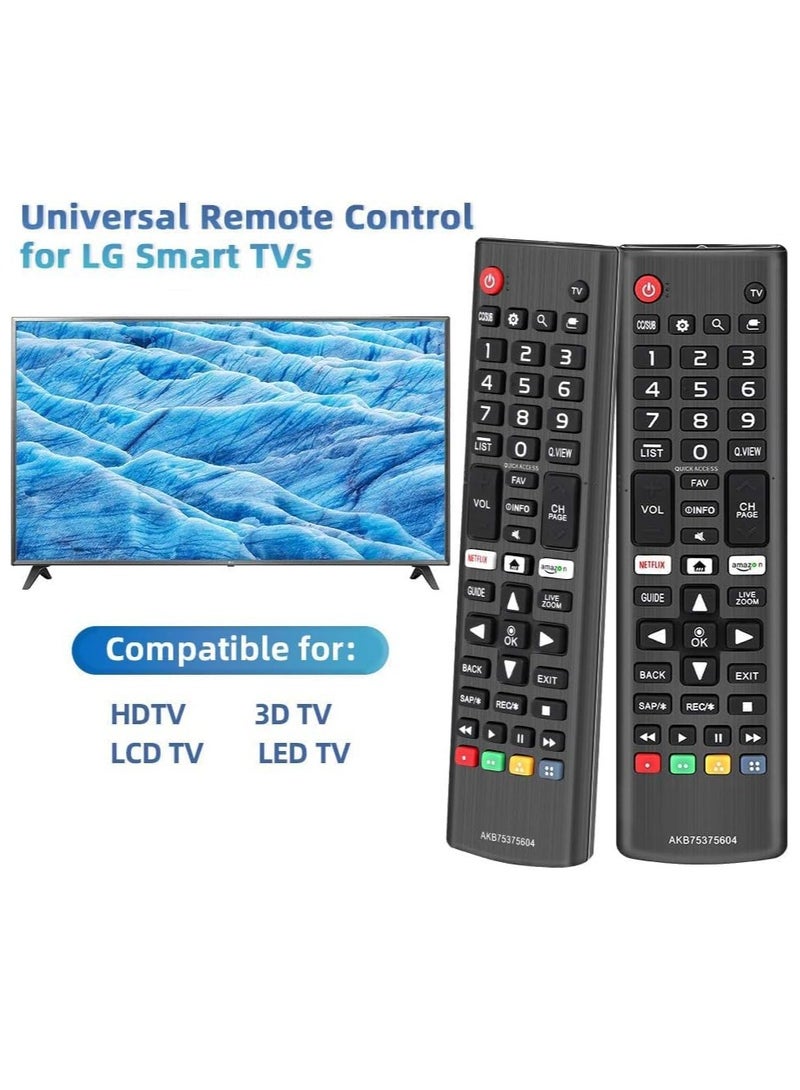 AKB75375604 Universal Remote Control Replacement for LG 4K LCD LED UHD Smart TVs - Image 2