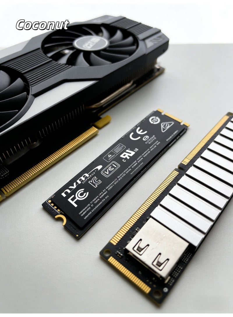 كوكونات قرص صلب سريع بسعة 1 تيرابايت، سرعة قراءة 890 ميجابايت/ثانية، تنسيق M.2، واجهة NGFF 2280، متوافق مع أجهزة الكمبيوتر المكتبية والحواسيب المحمولة، غلاف قرص صلب خاص (واجهة داخلية NGFF) - Image 3