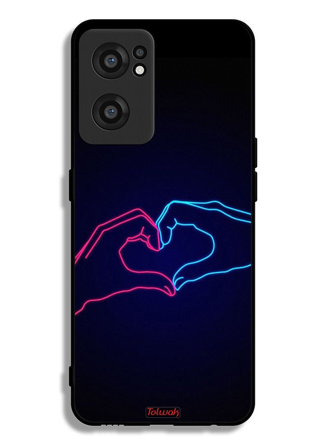 Tolwak OnePlus Nord CE 2 5G Protective Case Cover Touching Hand Making Heart - Image 2