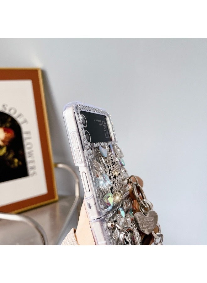 Suitable for Samsung Galaxy Z Flip5 phone case, made of metal, bezel-less design, shockproof and drop-proof. - Image 5